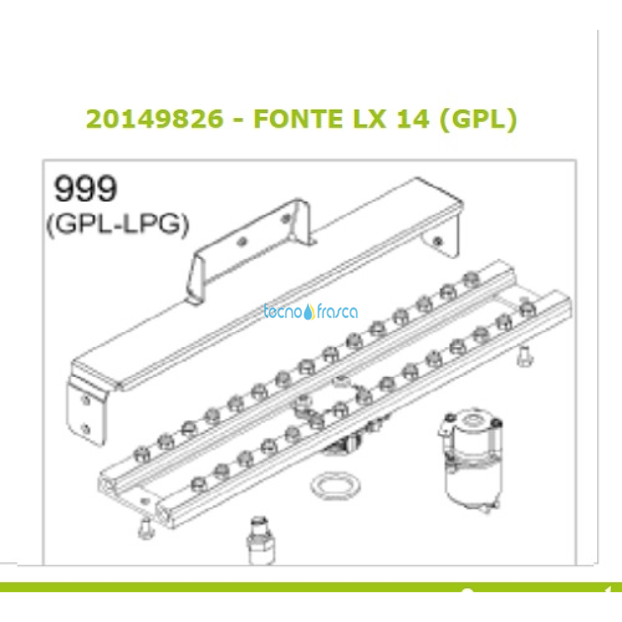Beretta kit trasformazione Gpl scaldabagno Fonte 20158508