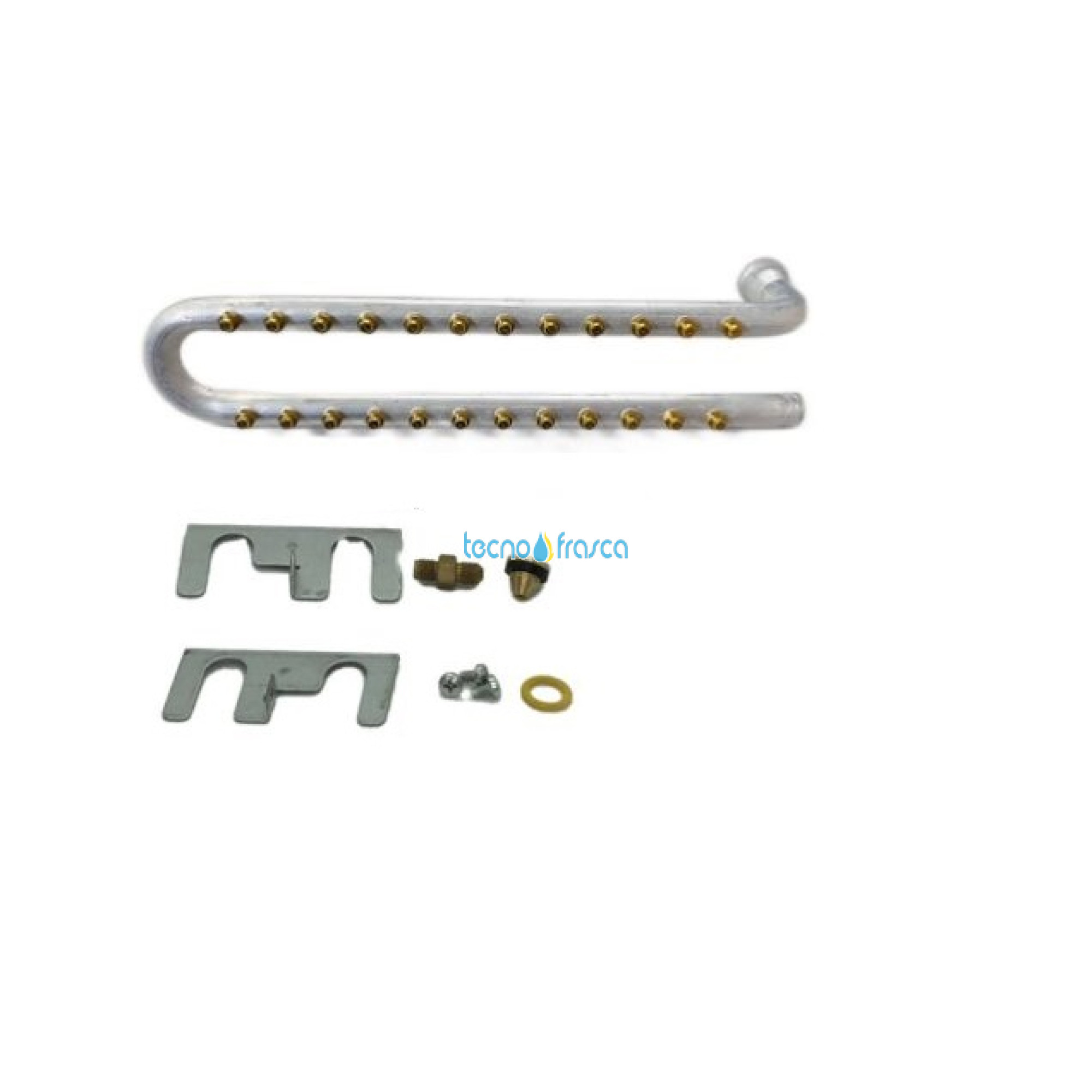Baxi rampa ugelli metano scaldabagno Acquaproject 11i blu 7718548