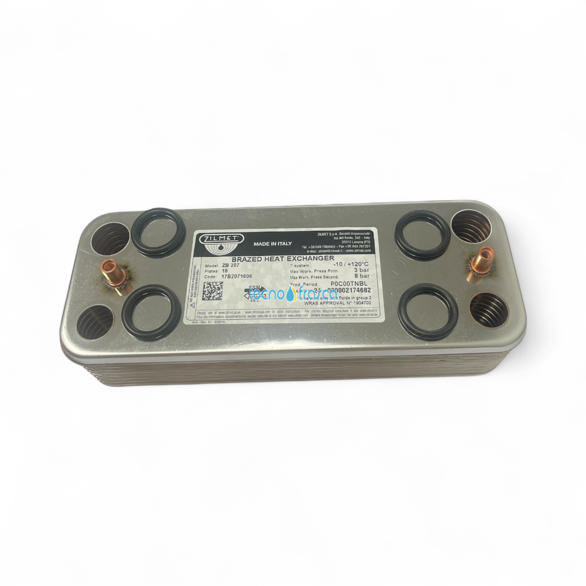 Ecoflam scambiatore 16 piastre 998483