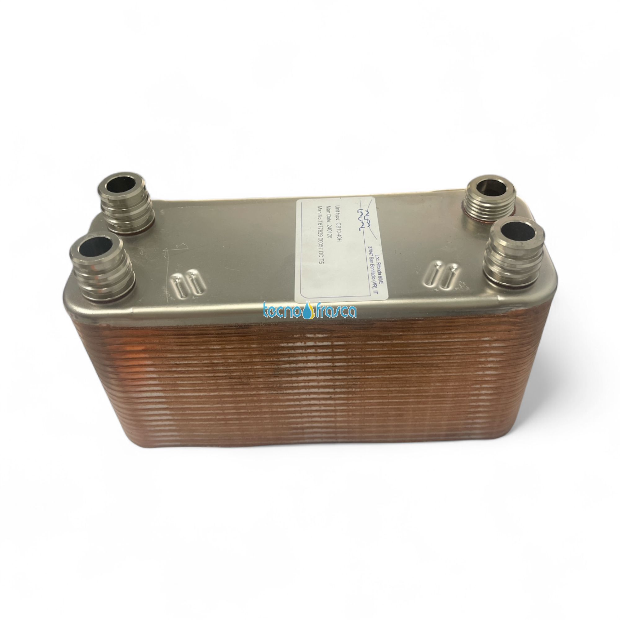 Vaillant scambiatore secondario 40 piastre 065132