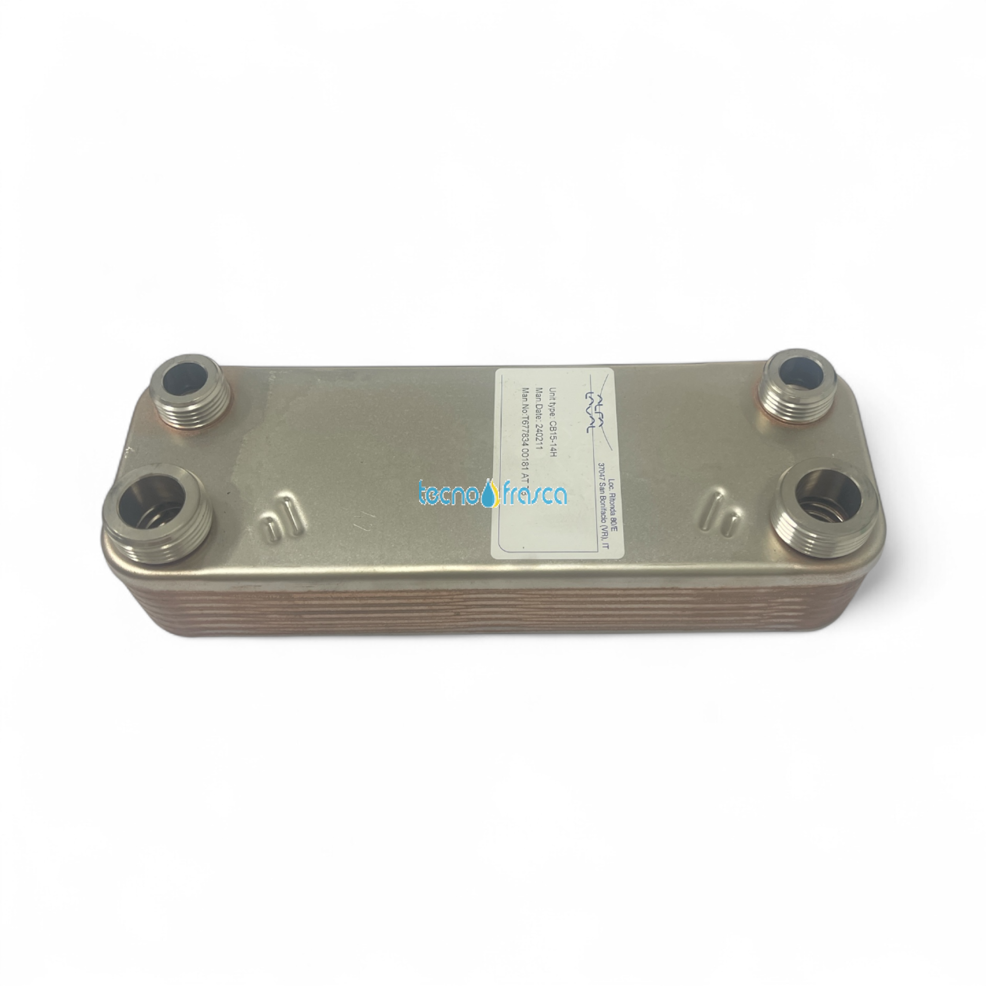Scambiatore secondario 14 piastre vaillant vcw 064946 scr017-14