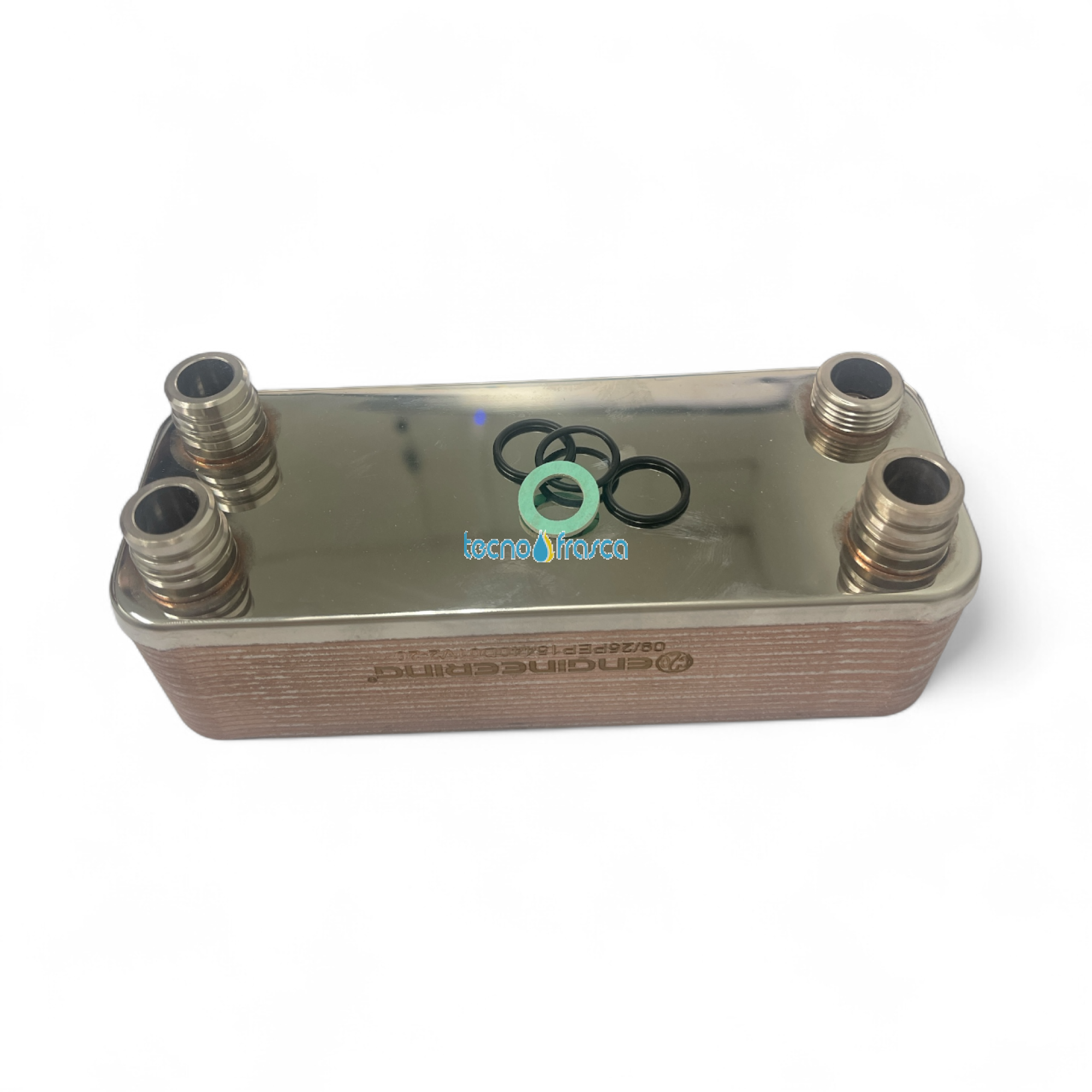 Scambiatore sanitario vaillant 20 piastre att. 1/2" 065153 scr011