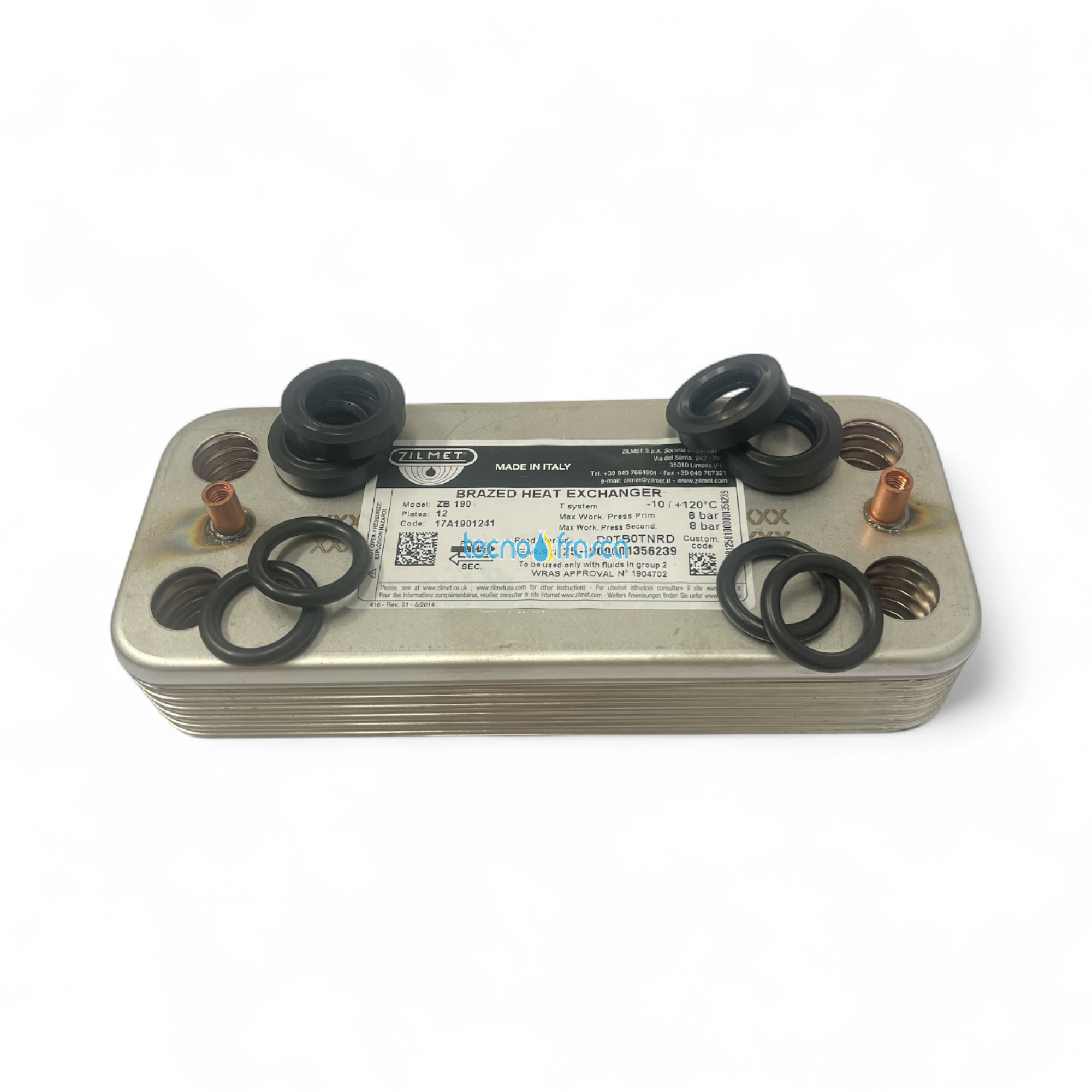 Thermital scambiatore 12 pias. senza bordino r8036 4364200 2023517