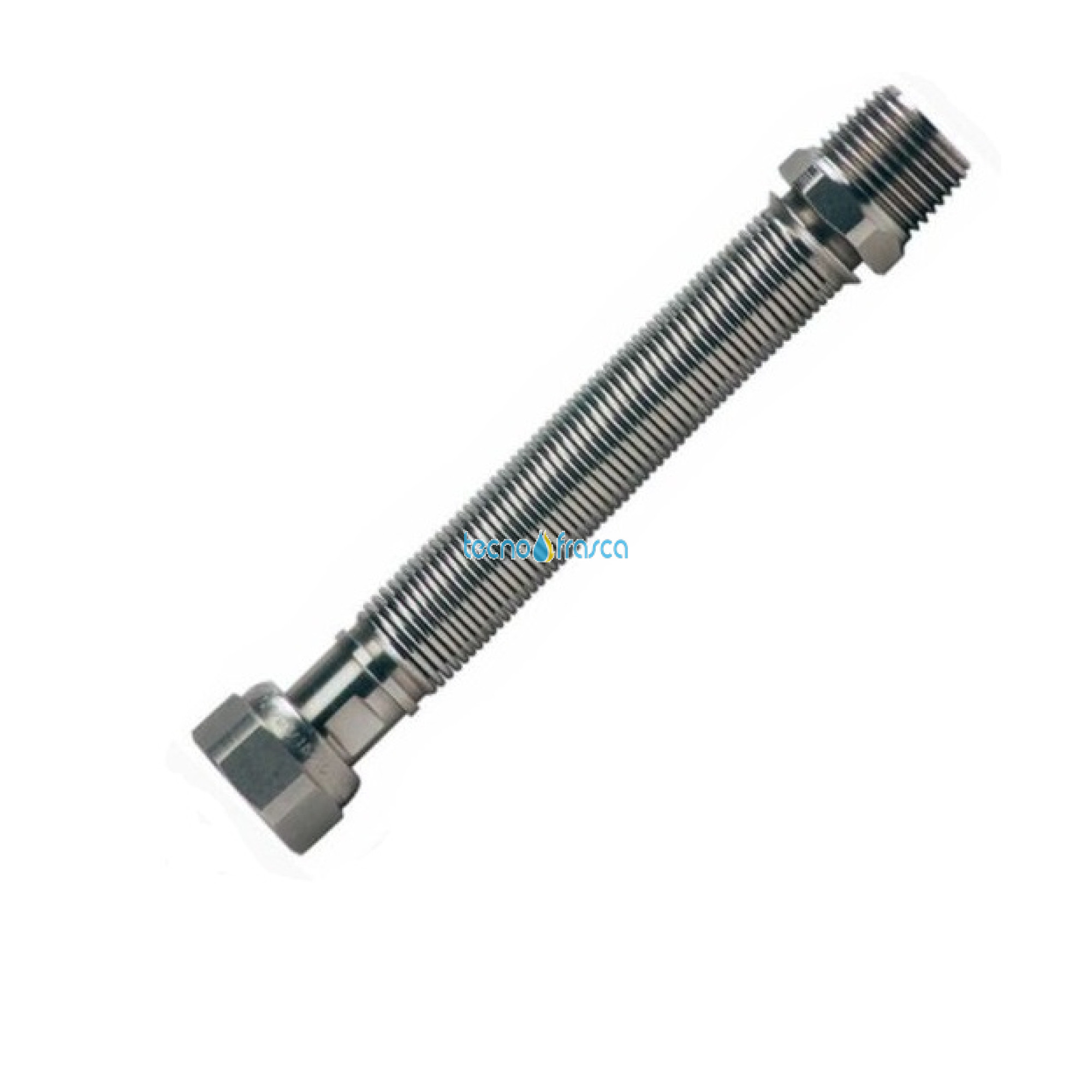 Flessibile caldaia inox estensibile antivibrante dn 20*400 f/m