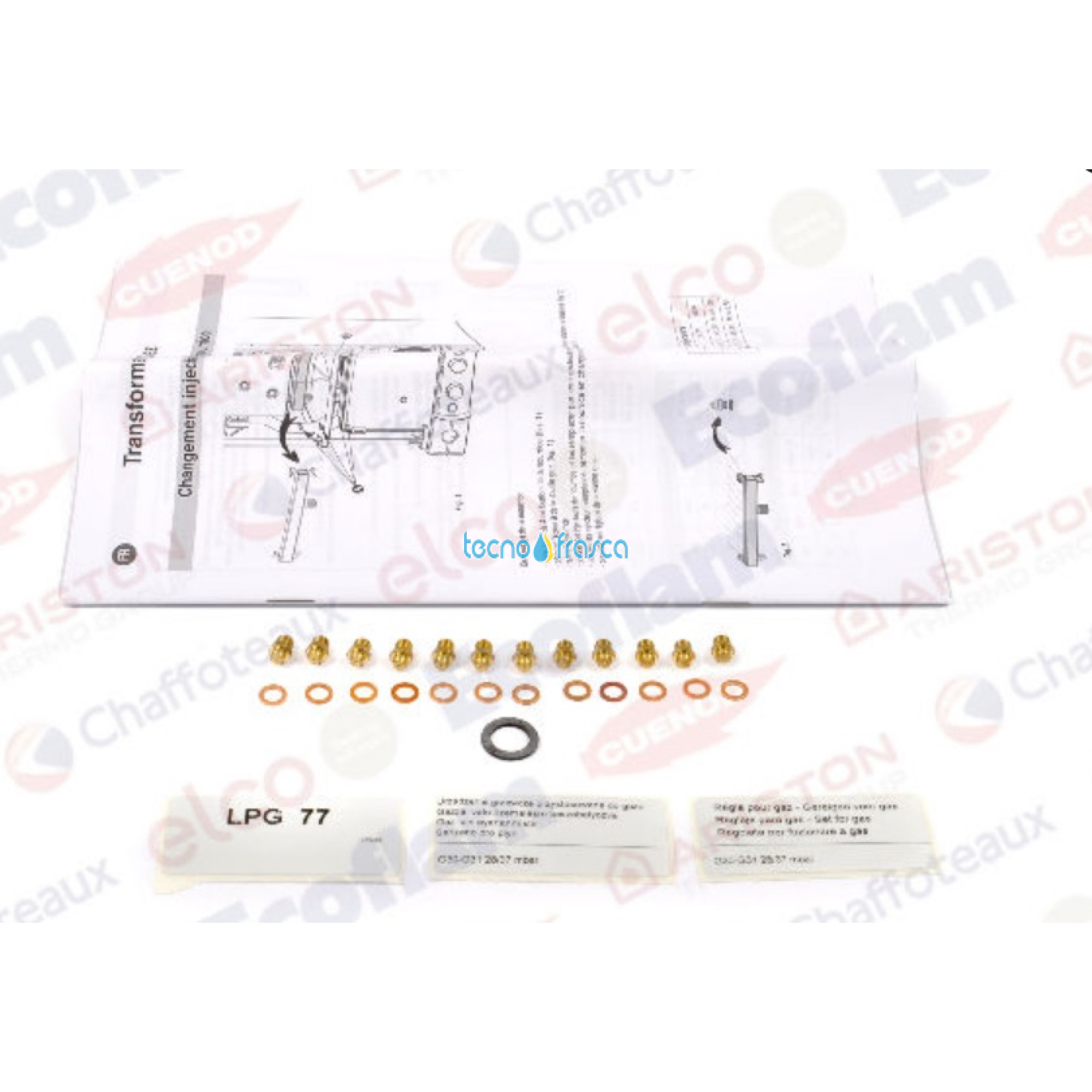 Chaffoteaux kit di trasformazione gpl Mira 24 61314282