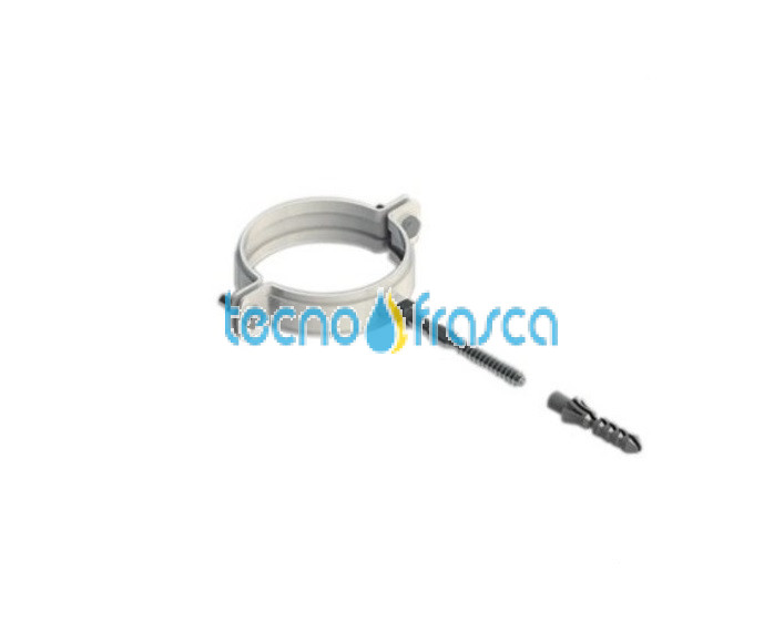 Fascette a parete 8 mm acciaio inox, condotti caldaie a condesazione