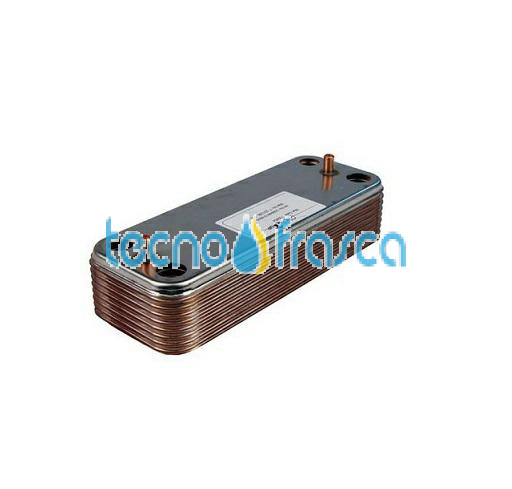 Ecoflam scambiatore sanitario 12 piastre 211X75X27 571646