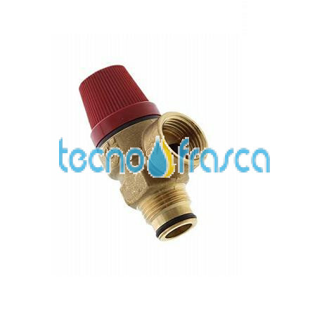 Hermann valvola di sicurezza 1/2" 3bar h155600001 sost.da S1067400