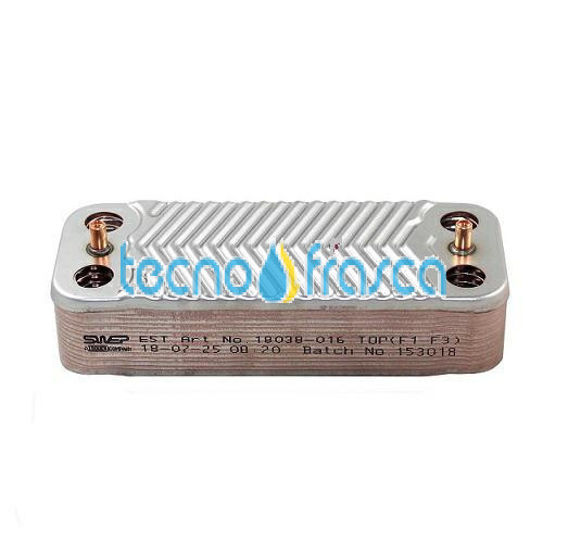 Immergas scambiatore 16 piastre nike/eolo mini 28kw 1.022221