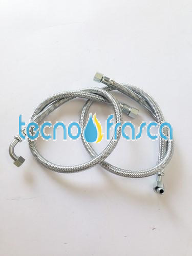Flessibile gasolio f1/4xf1/4 gomito 90 l750 2pz 602002