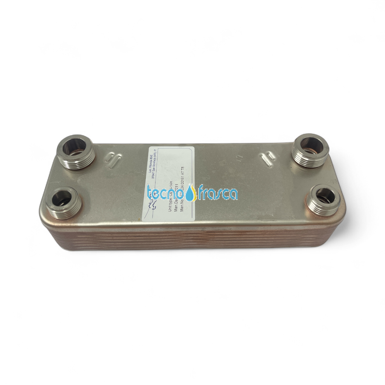 Scambiatore sanitario vaillant 14 piastre tecnoblock 064946 c24m