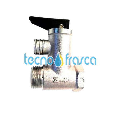 Immergas valvola di sicurezza 8bar con rubinetto 1.1454
