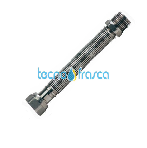 Flessibile caldaia inox estensibile antivibrante dn 20*400 f/m