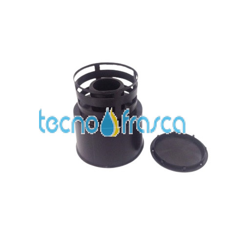 Terminale coassiale verticale 60/100mm PP-S caldaie condensazione