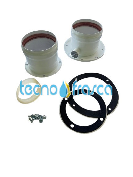 Sdoppiatore tronchetti separati attacchi flangiati 80/80