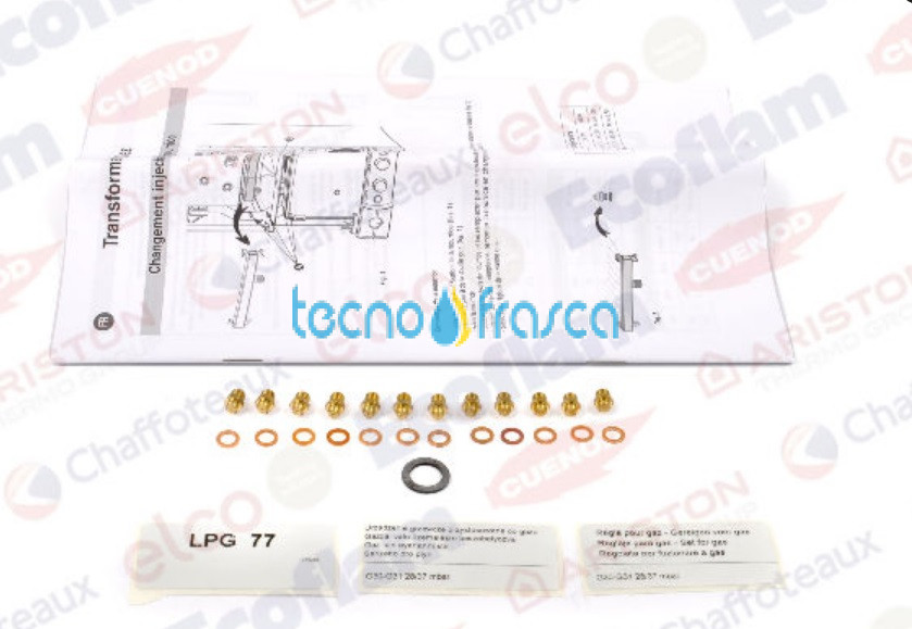 Chaffoteaux kit di trasformazione gpl Mira 24 61314282