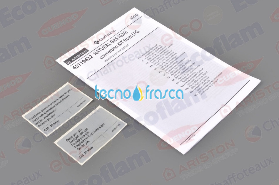 Ariston trasformazione metano G20 65119422