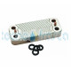 Immergas scambiatore 12p.per gruppo idraulico ichs 3.021692