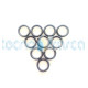 Ariston guarnizione scambiatore a piastre O'ring 10 pezzi 573825