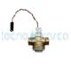 Flussotato caleffi rotativo dritto 1/2-12 con cavetto vre031