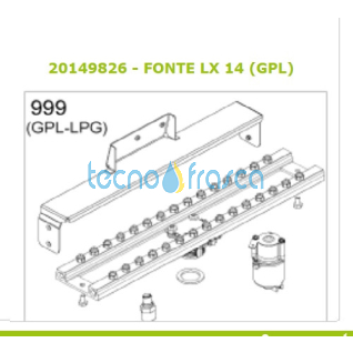 Beretta kit trasformazione Gpl scaldabagno Fonte 20158508