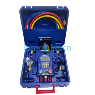 Gruppo manometrico a due 2 vie digitale 2p.586a gas r32-410a-407-134