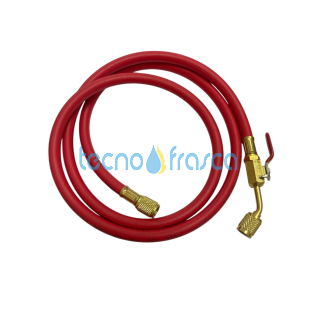 Tubo flessibile gas r407 r407 con rubinetto MM 1500