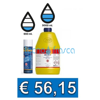 Kit Sanificante Zep DK San + Zepynamic A Conditioning certificato