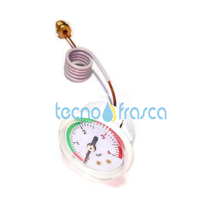 Gruppo imar manometro d40 1/4 l500 neutro 300-mn404l5-1/4