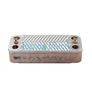 Immergas scambiatore 16 piastre nike/eolo mini 28kw 1.022221