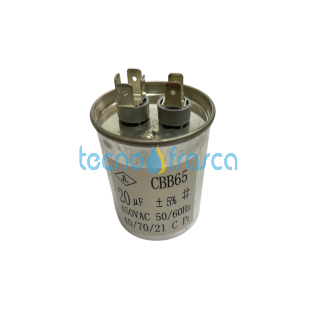Condensatore 20mf 450vac 50/60hz