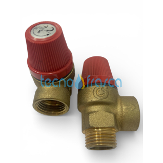 Valvola sicurezza chaffoteaux 1/2" 3 bar