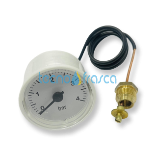 Ferroli idrometro d40 4bar bianco 39806330