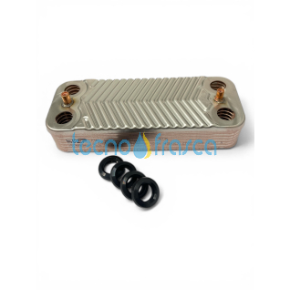 Immergas kit scambiatore 14piastre per gruppo idraulico 3.022783