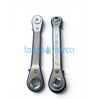 Chiave cricco rubinetti compressore condizionatori 1/4 5/16 3/8 3/16