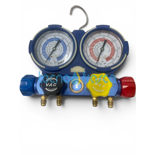 Gruppo manometrico 4 vie per gas r410a-r32 basic line 17048