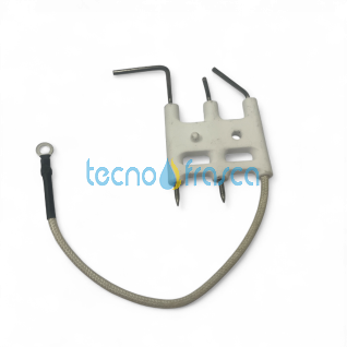 Chaffoteaux elettrodo accensione doppio Fluendo BRD 65152497