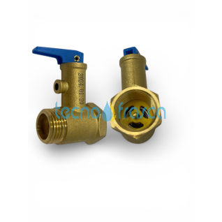 Ariston valvola sicurezza 1/2" 7,5 bar con leva 504342-cn