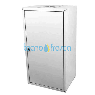 Copriscaldino bianco lamiera zincata universale esterno 870x480x350