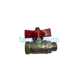 Rubinetto a sfera cromata m/f 3/8" corto